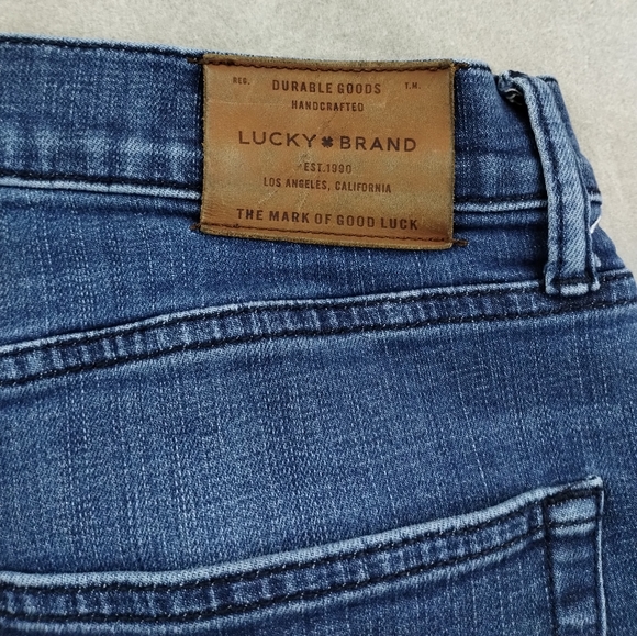 Lucky Brand 410 Athletic Slim Straight Jeans Stretch - Picture 6 of 8